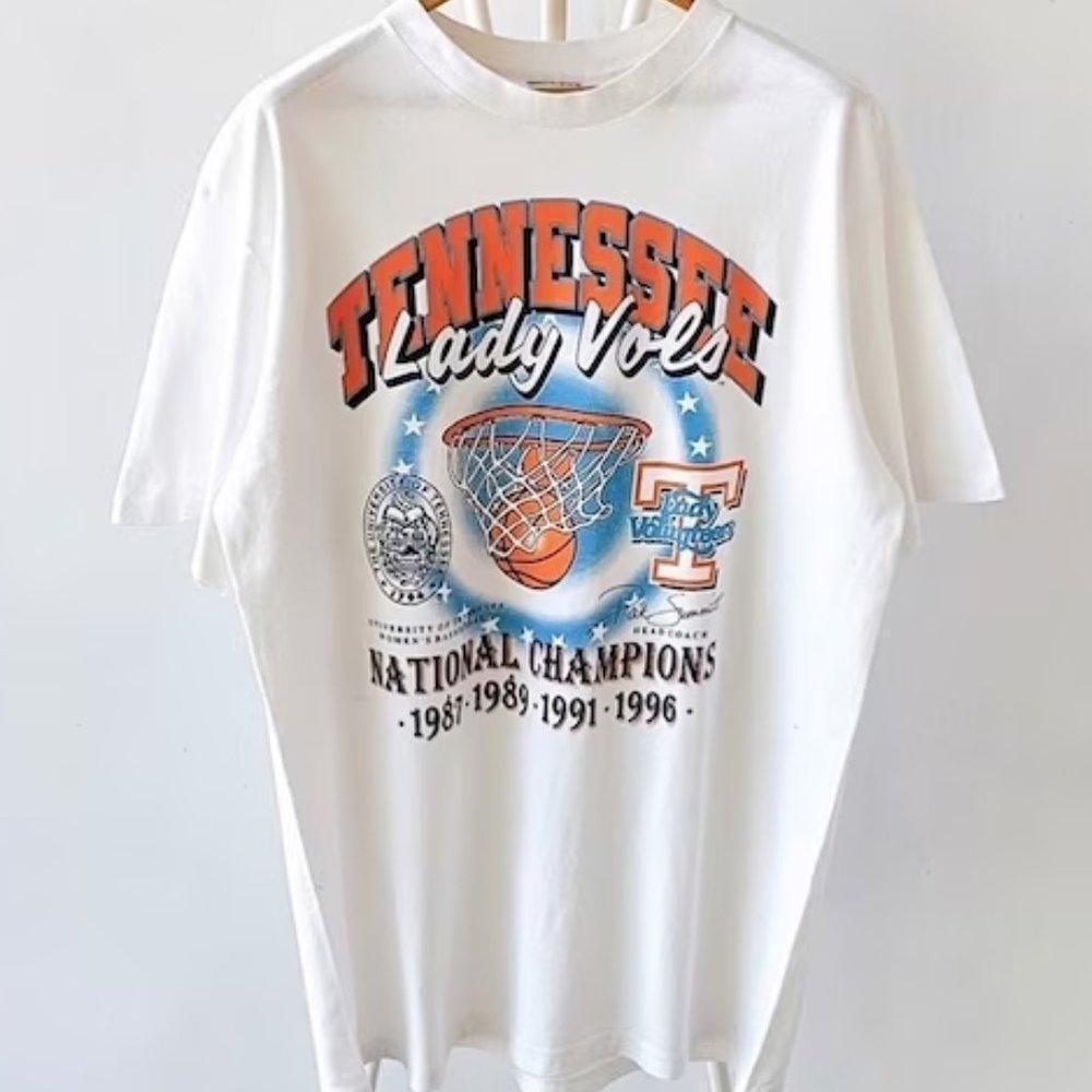 Tennessee Lady Vols Shirt, 9s National Champions Basketball Graphic Tee